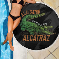 Alligator Alcatraz Beach Blanket ICE With A Bite - Wonder Print Shop