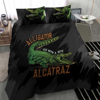 Alligator Alcatraz Bedding Set ICE With A Bite - Wonder Print Shop