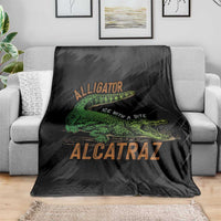 Alligator Alcatraz Blanket ICE With A Bite - Wonder Print Shop