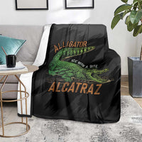 Alligator Alcatraz Blanket ICE With A Bite - Wonder Print Shop