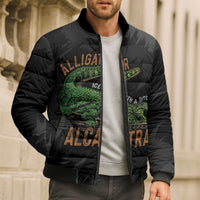 Alligator Alcatraz Bomber Puffer Jacket ICE With A Bite - Wonder Print Shop