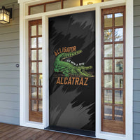 Alligator Alcatraz Door Cover ICE With A Bite - Wonder Print Shop