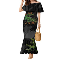 Alligator Alcatraz Family Matching Mermaid Dress and Hawaiian Shirt ICE With A Bite - Wonder Print Shop