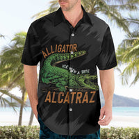 Alligator Alcatraz Hawaiian Shirt ICE With A Bite - Wonder Print Shop