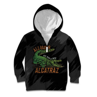 Alligator Alcatraz Kid Hoodie ICE With A Bite - Wonder Print Shop