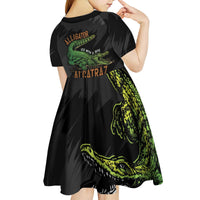 Alligator Alcatraz Kid Short Sleeve Dress ICE With A Bite - Wonder Print Shop