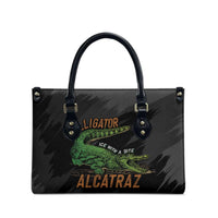 Alligator Alcatraz Leather Bag ICE With A Bite - Wonder Print Shop
