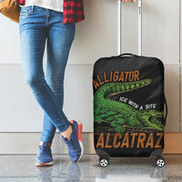 Alligator Alcatraz Luggage Cover ICE With A Bite - Wonder Print Shop