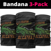 Alligator Alcatraz Neck Gaiter ICE With A Bite - Wonder Print Shop