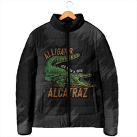 Alligator Alcatraz Padded Jacket ICE With A Bite - Wonder Print Shop