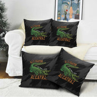 Alligator Alcatraz Pillow Cover ICE With A Bite - Wonder Print Shop