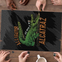 Alligator Alcatraz Puzzle ICE With A Bite - Wonder Print Shop