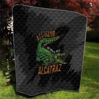 Alligator Alcatraz Quilt ICE With A Bite - Wonder Print Shop