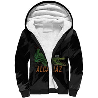 Alligator Alcatraz Sherpa Hoodie ICE With A Bite - Wonder Print Shop