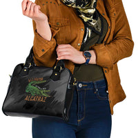 Alligator Alcatraz Shoulder Handbag ICE With A Bite - Wonder Print Shop