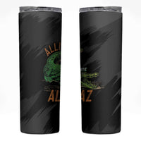 Alligator Alcatraz Skinny Tumbler ICE With A Bite - Wonder Print Shop