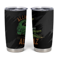 Alligator Alcatraz Tumbler Cup ICE With A Bite - Wonder Print Shop