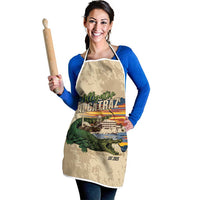 Alligator Alcatraz Retro Apron The Swamp - Wonder Print Shop