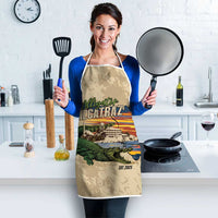 Alligator Alcatraz Retro Apron The Swamp - Wonder Print Shop