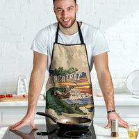 Alligator Alcatraz Retro Apron The Swamp - Wonder Print Shop