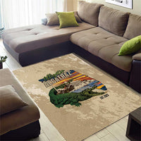 Alligator Alcatraz Retro Area Rug The Swamp - Wonder Print Shop