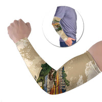 Alligator Alcatraz Retro Arm Sleeves The Swamp - Wonder Print Shop