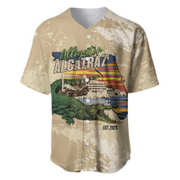 Alligator Alcatraz Retro Baseball Jersey The Swamp - Wonder Print Shop