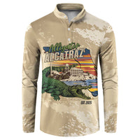 Alligator Alcatraz Retro Button Sweatshirt The Swamp - Wonder Print Shop