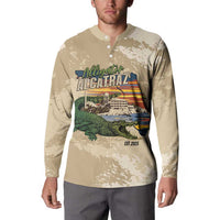 Alligator Alcatraz Retro Button Sweatshirt The Swamp - Wonder Print Shop