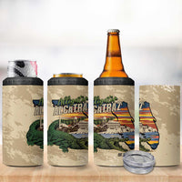 Alligator Alcatraz Retro 4 in 1 Can Cooler Tumbler The Swamp - Wonder Print Shop