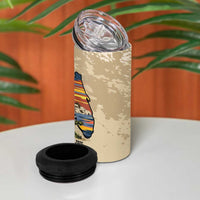 Alligator Alcatraz Retro 4 in 1 Can Cooler Tumbler The Swamp - Wonder Print Shop