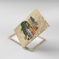 Alligator Alcatraz Retro Canvas Wall Art The Swamp - Wonder Print Shop