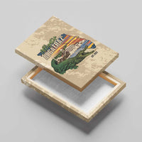 Alligator Alcatraz Retro Canvas Wall Art The Swamp - Wonder Print Shop