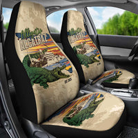 Alligator Alcatraz Retro Car Seat Cover The Swamp - Wonder Print Shop