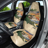 Alligator Alcatraz Retro Car Seat Cover The Swamp - Wonder Print Shop