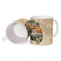 Alligator Alcatraz Retro Ceramic Mug The Swamp - Wonder Print Shop
