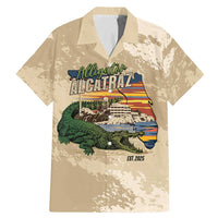 Alligator Alcatraz Retro Family Matching Mermaid Dress and Hawaiian Shirt The Swamp - Wonder Print Shop