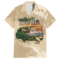 Alligator Alcatraz Retro Family Matching Tank Maxi Dress and Hawaiian Shirt The Swamp - Wonder Print Shop