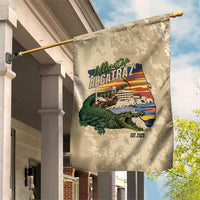 Alligator Alcatraz Retro Garden Flag The Swamp - Wonder Print Shop