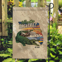 Alligator Alcatraz Retro Garden Flag The Swamp - Wonder Print Shop