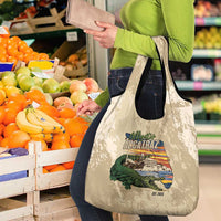 Alligator Alcatraz Retro Grocery Bag The Swamp - Wonder Print Shop