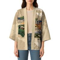 Alligator Alcatraz Retro Kimono The Swamp - Wonder Print Shop