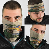 Alligator Alcatraz Retro Neck Gaiter The Swamp - Wonder Print Shop