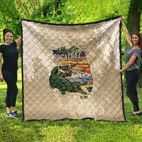 Alligator Alcatraz Retro Quilt The Swamp - Wonder Print Shop