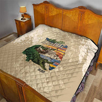 Alligator Alcatraz Retro Quilt The Swamp - Wonder Print Shop