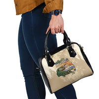 Alligator Alcatraz Retro Shoulder Handbag The Swamp - Wonder Print Shop