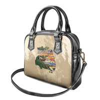 Alligator Alcatraz Retro Shoulder Handbag The Swamp - Wonder Print Shop