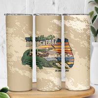 Alligator Alcatraz Retro Skinny Tumbler The Swamp - Wonder Print Shop