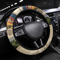 Alligator Alcatraz Retro Steering Wheel Cover The Swamp - Wonder Print Shop