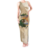 Alligator Alcatraz Retro Tank Maxi Dress The Swamp - Wonder Print Shop